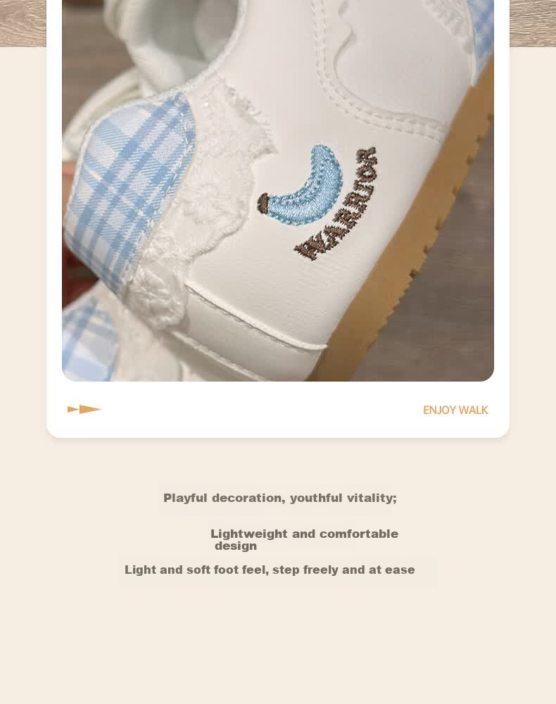 Warrior Women's German Training Shoes 2026 Summer New Soft Sole Casual Sneakers Light Blue 40 10