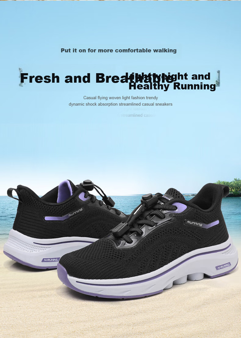 Anglerfish Summer Breathable Mesh Mom Casual Shoes Sports Walking Shoes Elderly Old Beijing Cloth Shoes A6000 Red 38 2