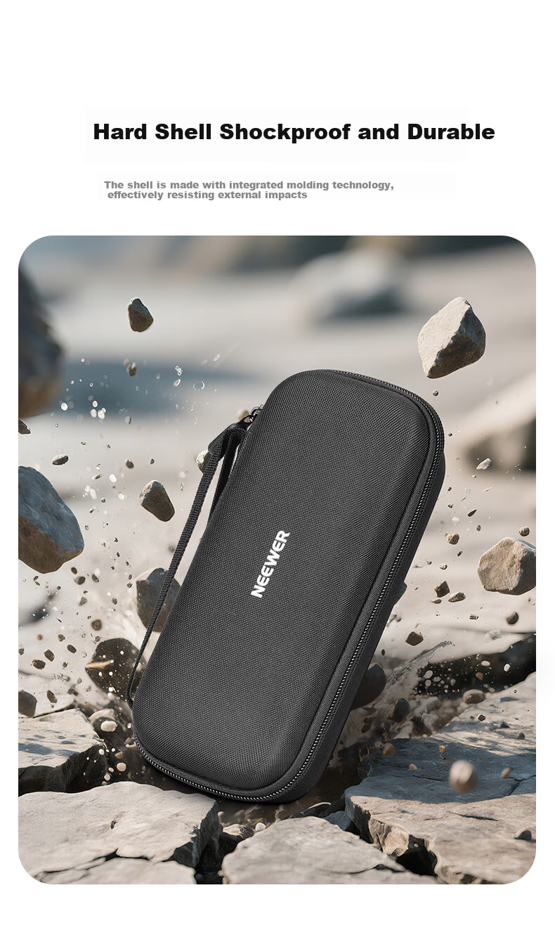 NEEWER DJI Pocket 3/4 Storage Bag DJI Osmo Pocket 3/4 Gimbal Protective Case Pocket 3 Storage Box All-in-One Accessory Kit Bag 3