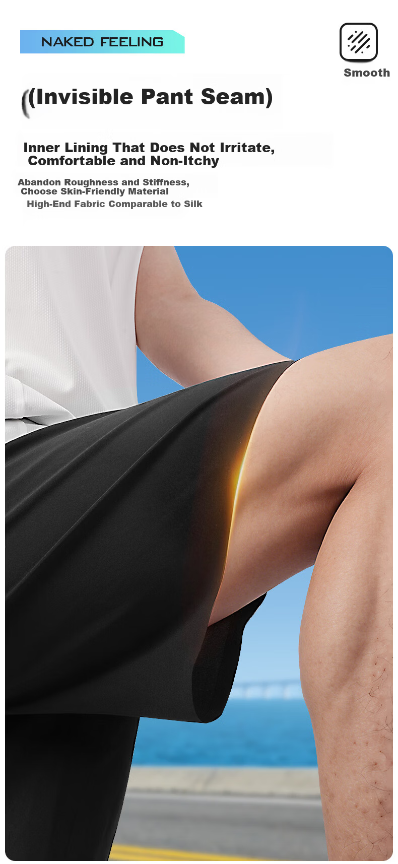 LI-NING Men's Summer Quick-Dry Ice Silk Breathable Running Fitness Shorts Lightweight Loose Sportswear 4