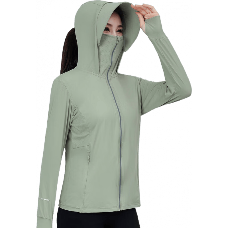 AEMAPE Ice Silk UPF50+ Women's Sunscreen Jacket 2026 New Summer UV Protection Lightweight Cycling Skin Jacket