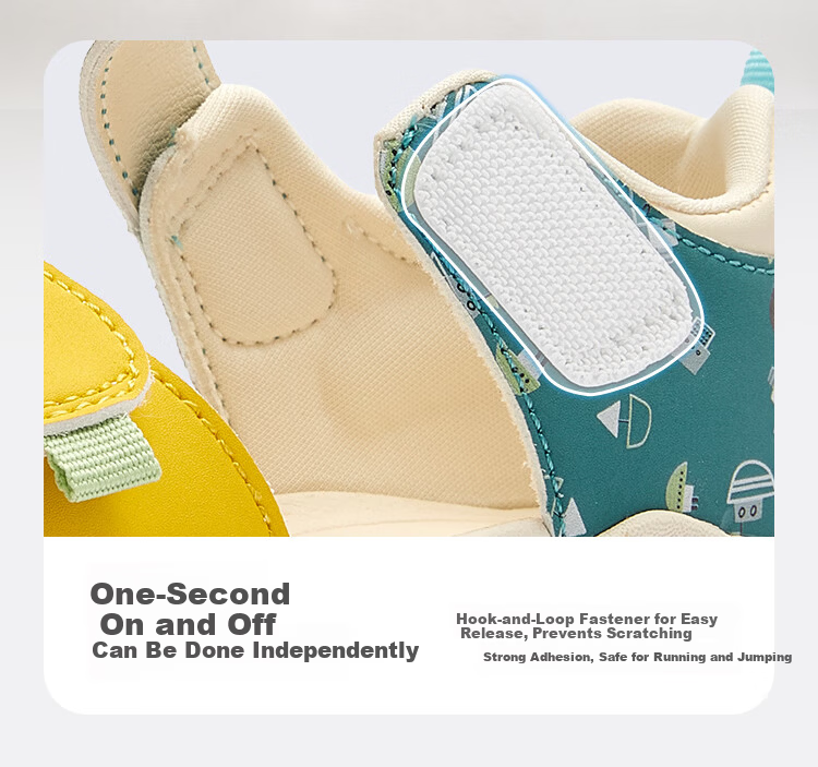 Balabala Kids Steady Shoes Boys Girls Sandals 2026 Summer New Breathable Closed-Toe Walking Shoes Colorblock Non-Slip 9