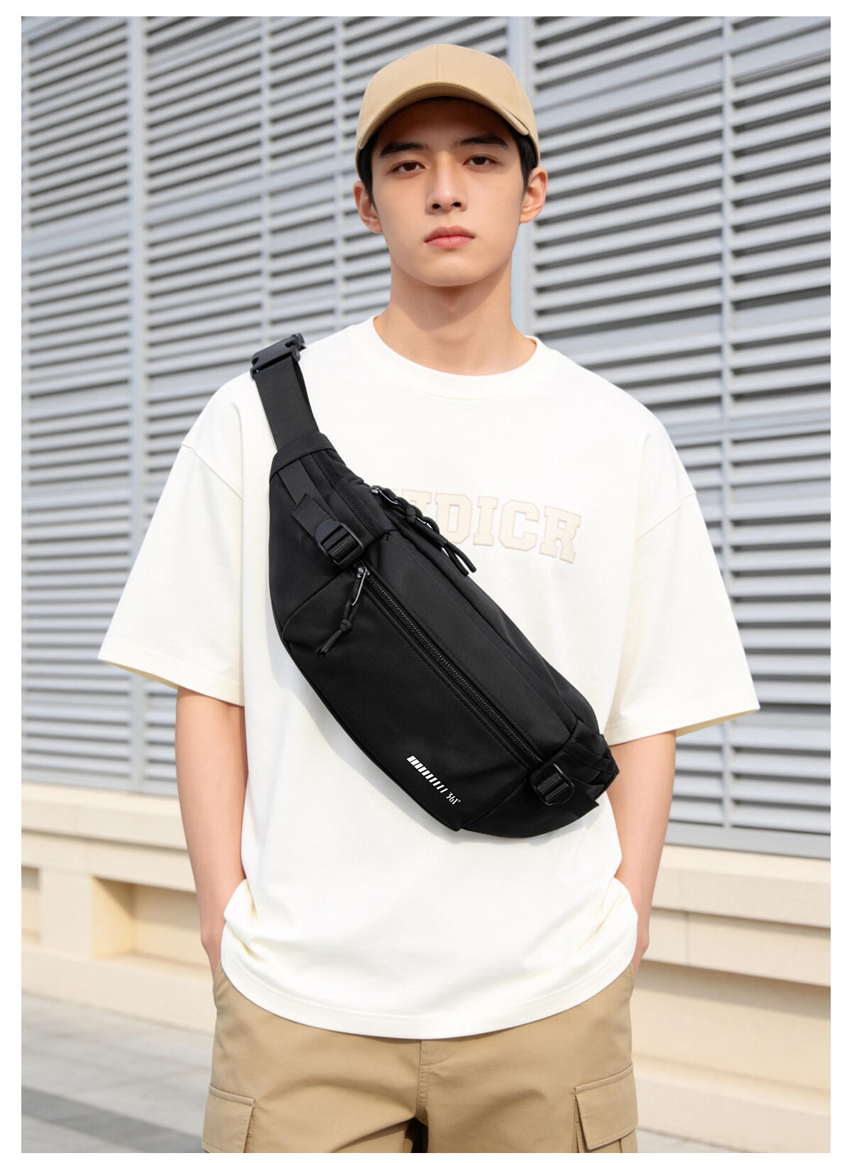 361° Men's Crossbody Bag 2026 New Large Capacity Shoulder Bag Small Lightweight Sports Chest Bag Outdoor Phone Bag 15