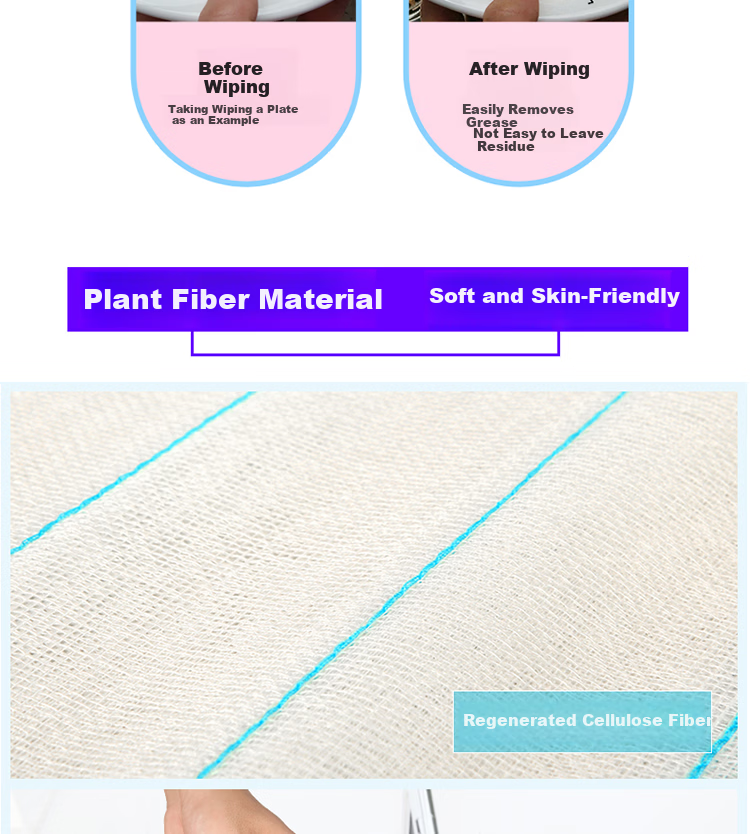 MIAOJIE Soft Cotton Cleaning Cloth, 30*30cm, 5-Pack, Absorbent And Oil-Resistant, Kitchen Wiping Cloth, Household Dishwashing Towel 17