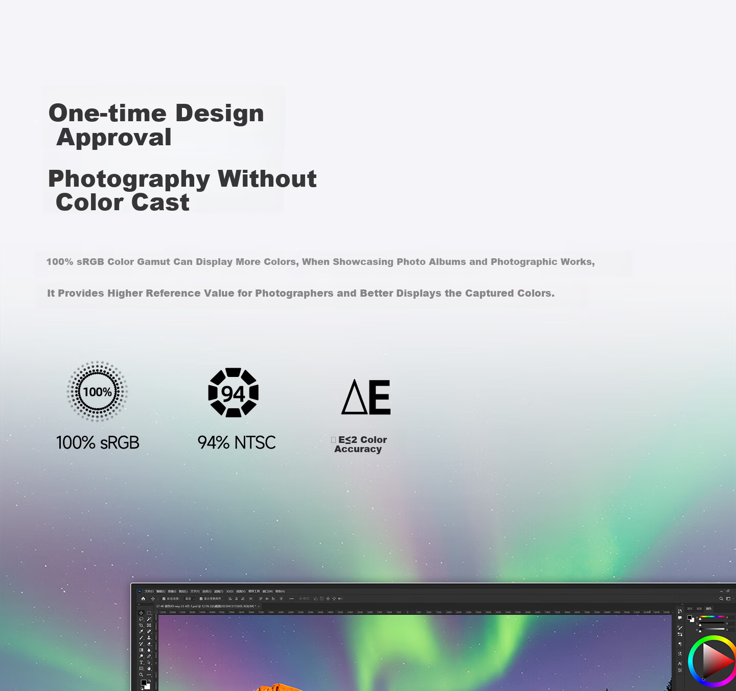 IPlaoe 32-inch 4K 144Hz Gaming Monitor Design Color Grading Editing 10bit High Color Gamut Computer External IPS Screen LG Panel High Contrast Type-C P320/pro 11