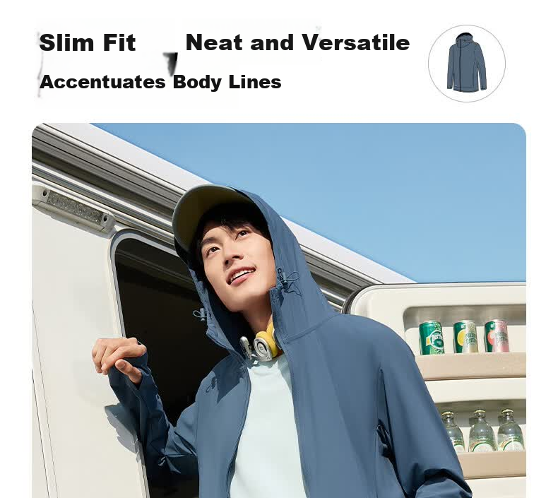 361° Men's Sunscreen Jacket Spring Summer UPF200+ UV Protection Sports Cooling Quick-Dry Heat-Blocking Coat 652624602-4 11