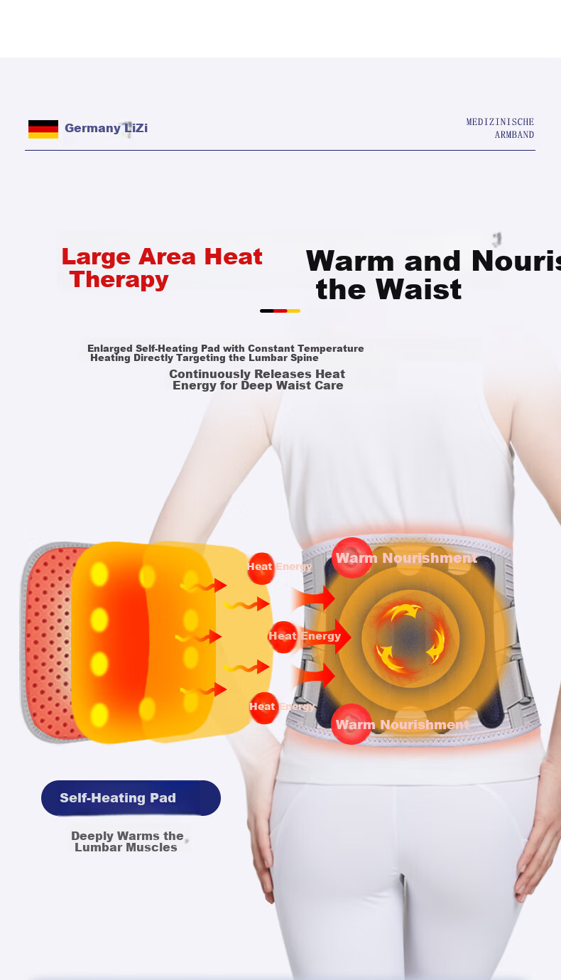 Lizi Medical Grade Lumbar Support Belt for Waist, Lumbar Muscle Strain, Lumbar Disc Herniation, Unisex, Size L 15
