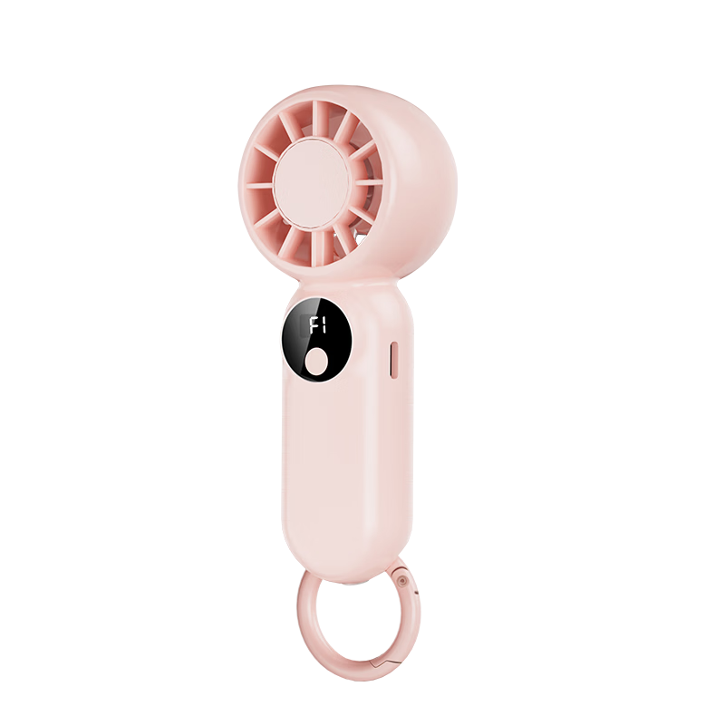 ALittleFlower 2026 New Ultra-High-Speed Handheld Mini USB Rechargeable Turbo Fan Portable Desktop Cooling Fan White