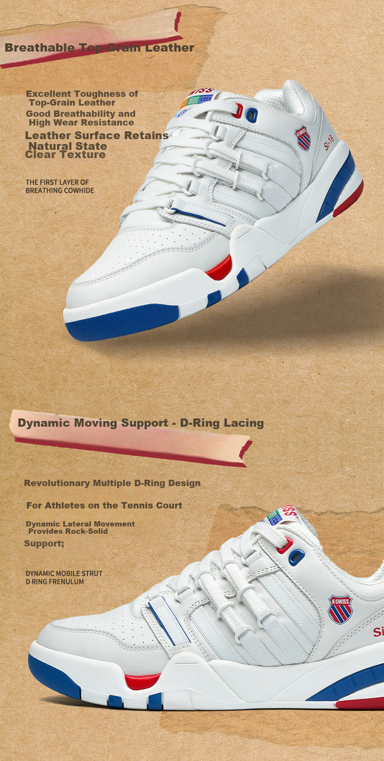 Gaishiwei Retro Genuine Leather Sneakers Unisex Couple Shoes Si-18 Full Victory Model 8381 Size 35 Classic Color 7