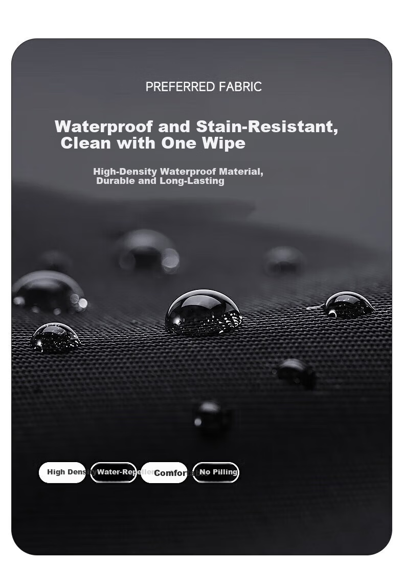 Anxiaoxia Long Sleeve Waterproof, Oil-Resistant, Acid and Alkali Resistant Apron with Pockets for Kitchen, Restaurant, Canteen - Black 1