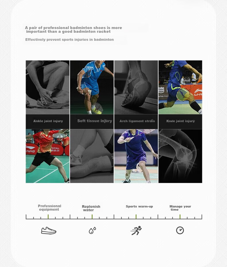 LI-NING New Flight 2MAX Badminton Shoes Professional Full-Length Cushioning Shock Absorption Breathable Sports Shoes for Men 5