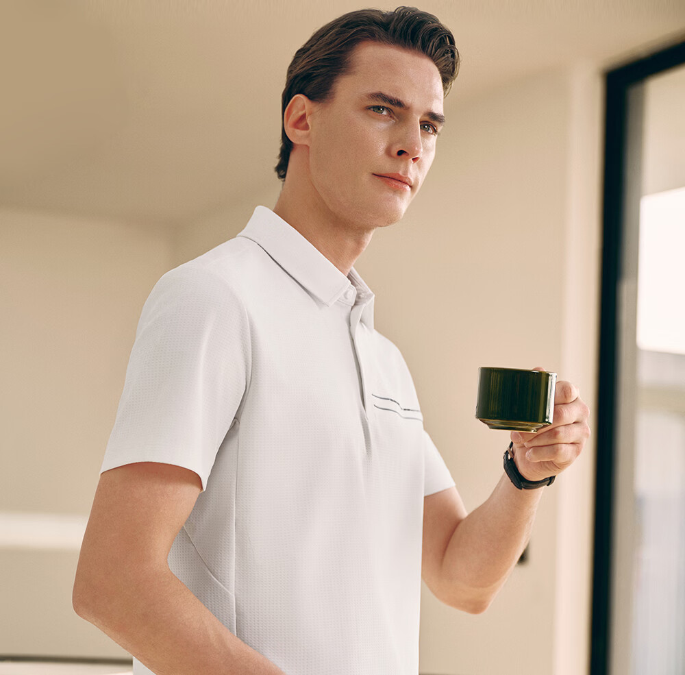FILA Official Men's Knitted Short Sleeve Polo Shirt 2026 Summer Sun Protection Cooling Comfortable Top 11