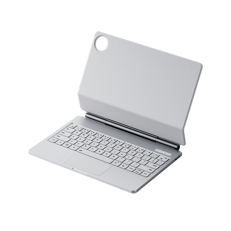 Kustar Compatible with Huawei MatePad Pro Max 13.2-inch Floating Keyboard Smart Magnetic Bluetooth Tablet Renewed Soft Light Version Protective Case Integrated RGB Backlight Silver