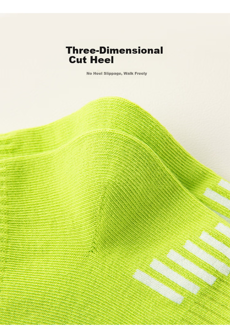Dingguagua Children's Socks Boys' Mid-Long Cotton Socks Four Seasons High Elastic Comfortable Breathable Youth Student Socks 4