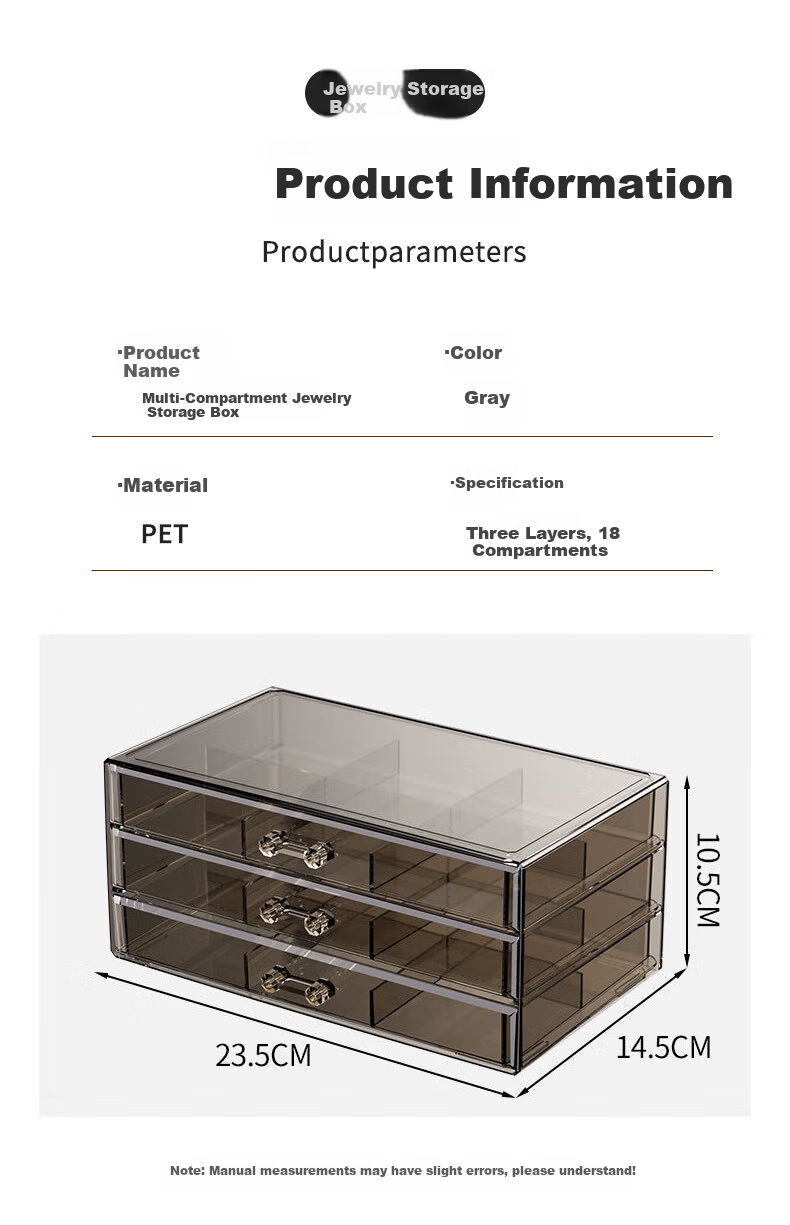 40,000 Kilometers Large Capacity Jewelry Storage Box for Earrings, Studs, Necklaces, Bracelets - High-End Exquisite Bead Organizer Box 9