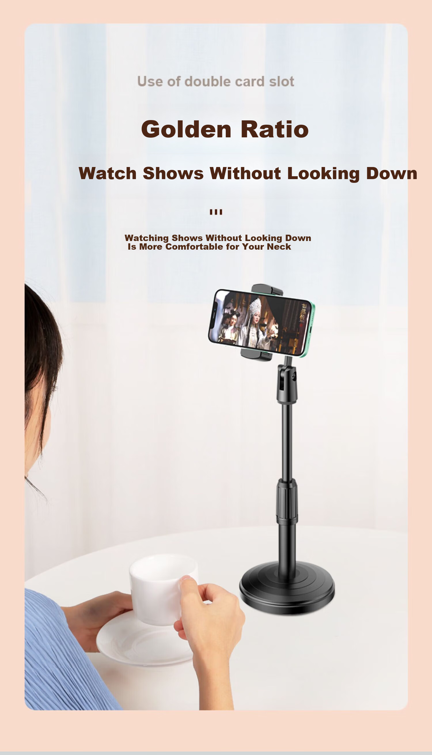 BZBC Magsafe Magnetic Phone Stand Multi-Functional Adjustable iPad Tablet Holder Bedside Desktop Universal Height Adjustable Lazy Viewing Gadget 4