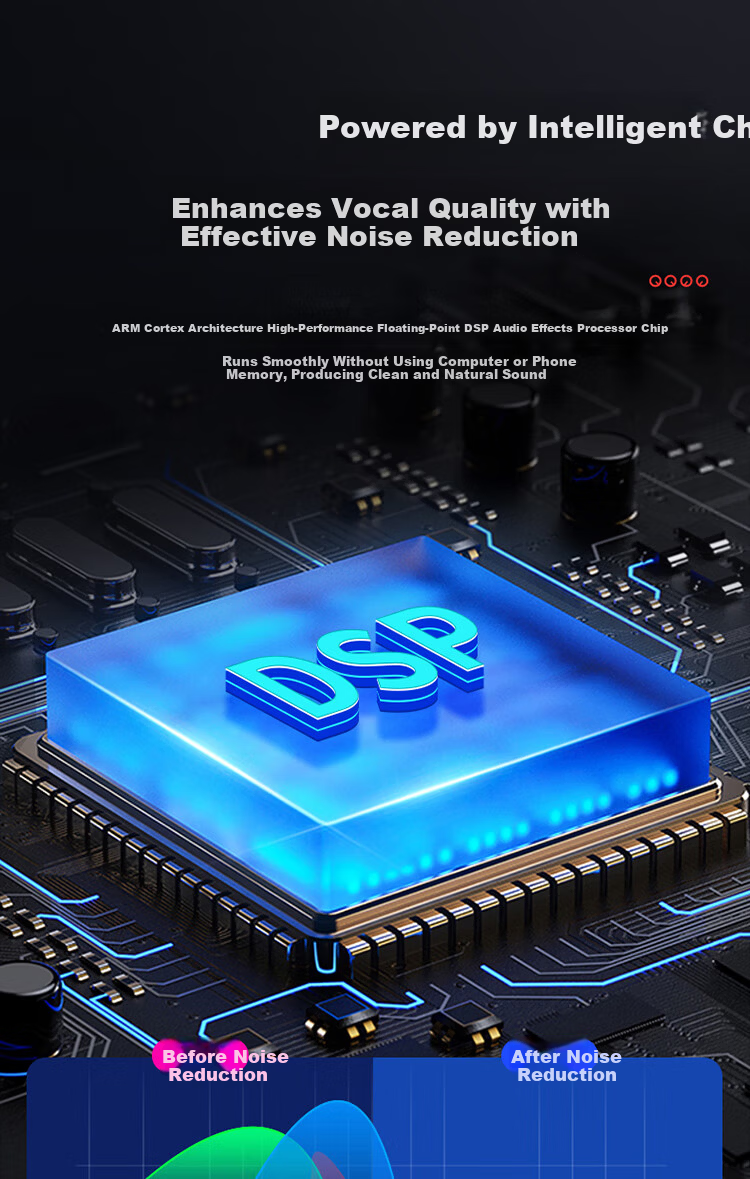 Bole B6 Pro Mobile External Sound Card Outdoor Live Streaming Host K-Song Recording Microphone Computer Mobile Sound Card Device Package 8