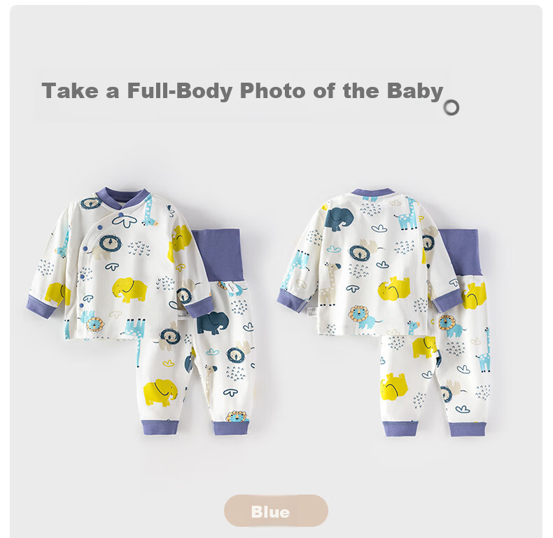 Huanxixiaoxiong Baby Underwear Set, High-Waisted Belly Protection, Spring Season, Pure Cotton Separate Pieces, Infant Clothing, Autumn Underwear, Autumn Pants, Base Layer 13