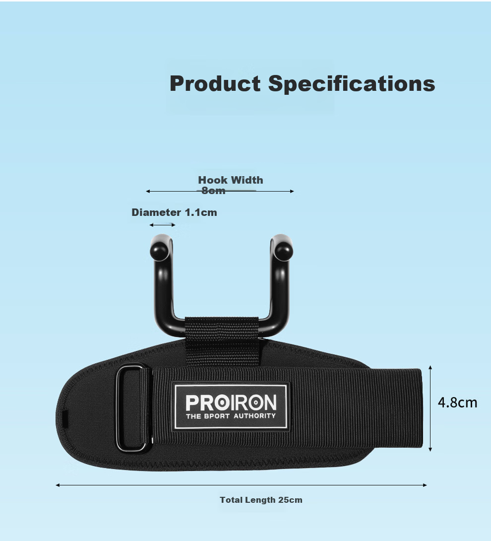 PROIRON Pull-Up Assistance Hook Strap Traction Hanging Stretching Training Aid 13