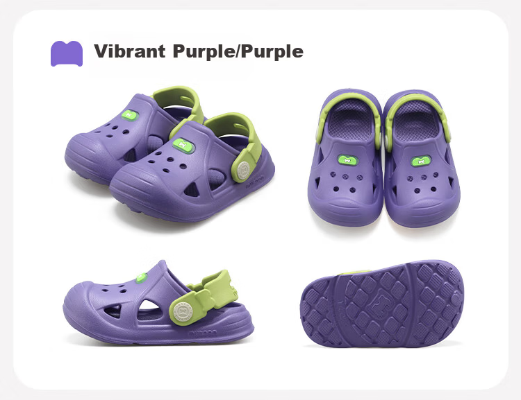 Mutong Kids Slippers Size 26 Summer Toddler Toe-Protective Clog Boys Soft Sole Outdoor Beach Shoes Girls Electric Blue 160 10