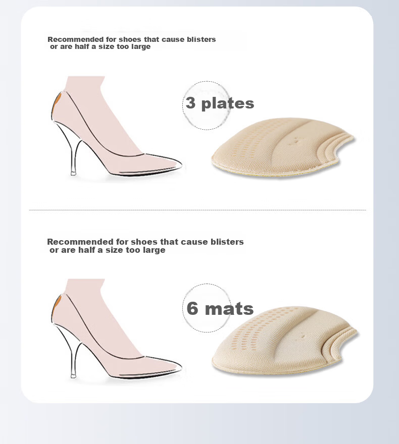FOOTOPPO Heel Protector Anti-Friction Pads for Shoes High Heels Prevent Heel Slippage 5