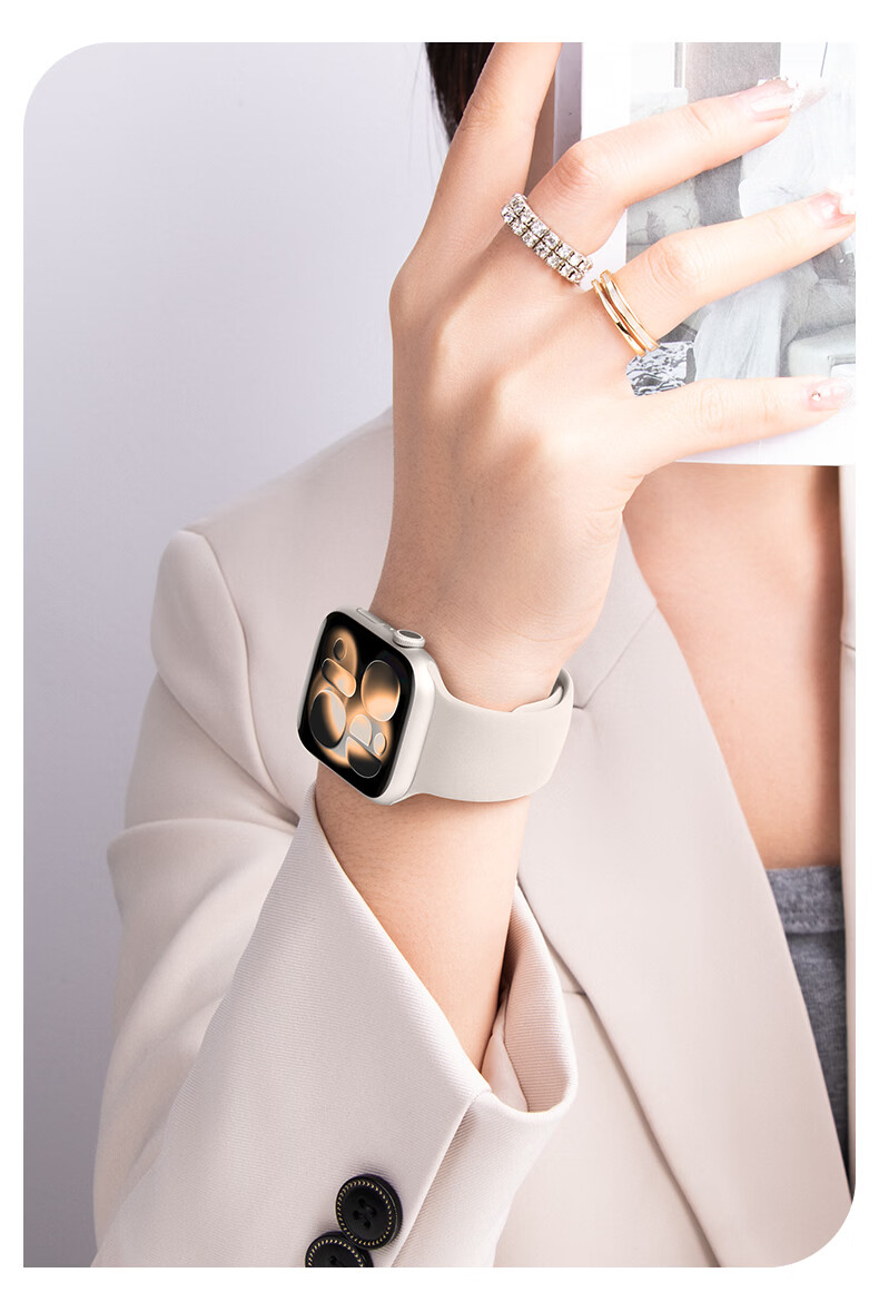 BHO [Over 1 Million Sold Online] Compatible with Apple Watch Band, Suitable for Apple Watch S12 Sports Band, IWatch S11/10/9/ultra4/se Silicone Strap 9