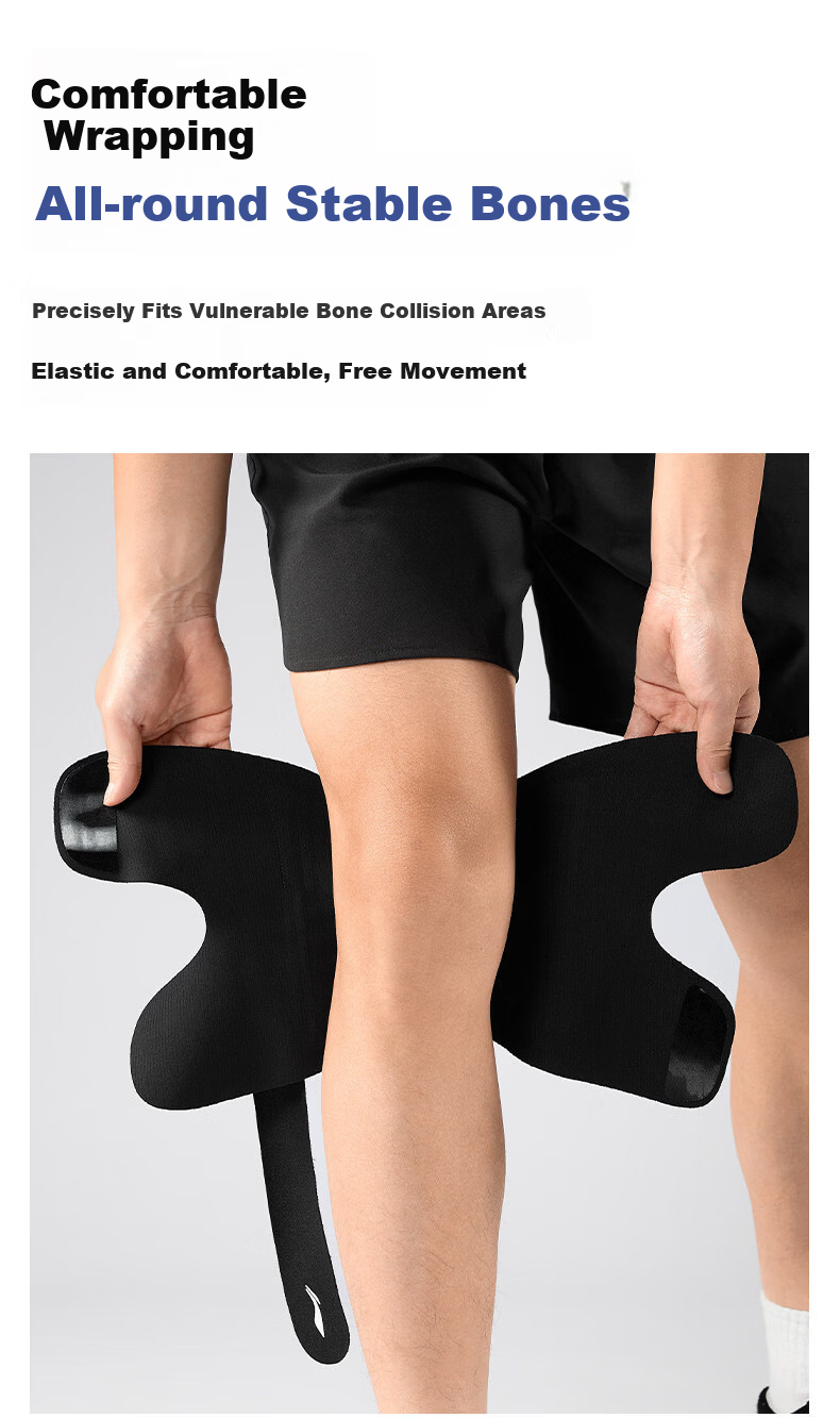 LI-NING Summer Knee Brace for Meniscus Injury, Sports Joint Support, Synovitis, Ligament Protection, Hiking, Basketball, Badminton, Running 6