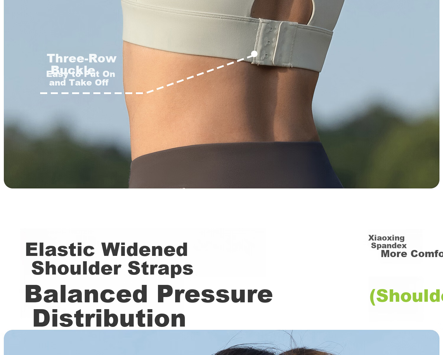361° Sports Bra Shockproof High-Intensity Running Yoga Fitness Anti-Sagging Sports Vest for Women 9