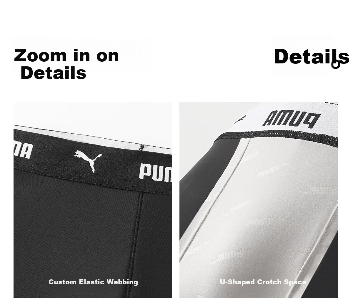 PUMA Men's Chlorine-Resistant Anti-Embarrassment Five-Point Swim Trunks Professional Racing Training Swimwear for Adults Spa and Swimming Pool 35