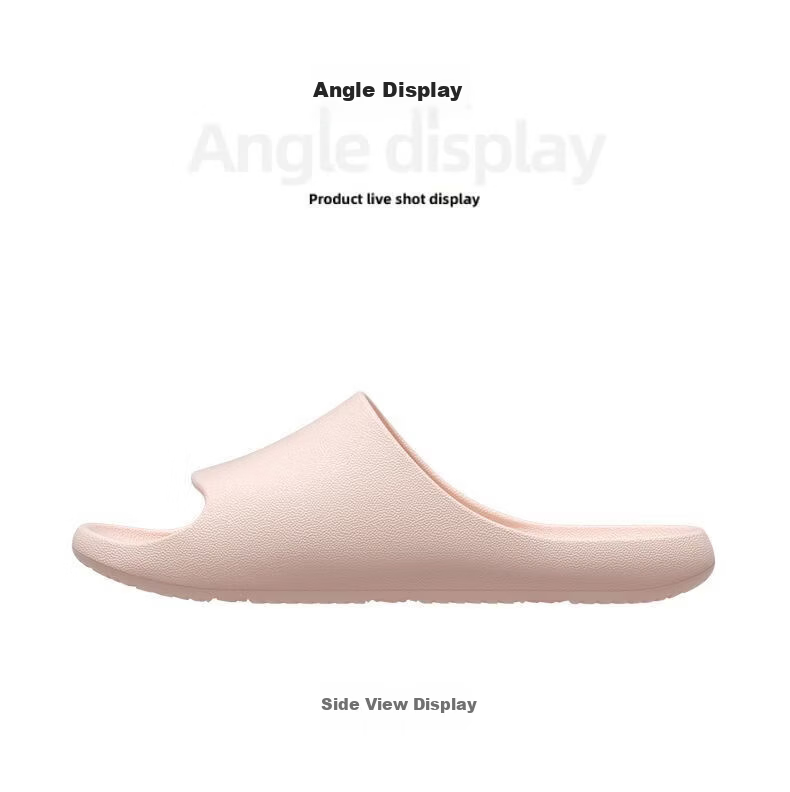 ABFE Men's Soft Sole Shower Slippers Home Non-Slip Indoor Bathroom Couple Slippers Women's Pink Size 36-37 14