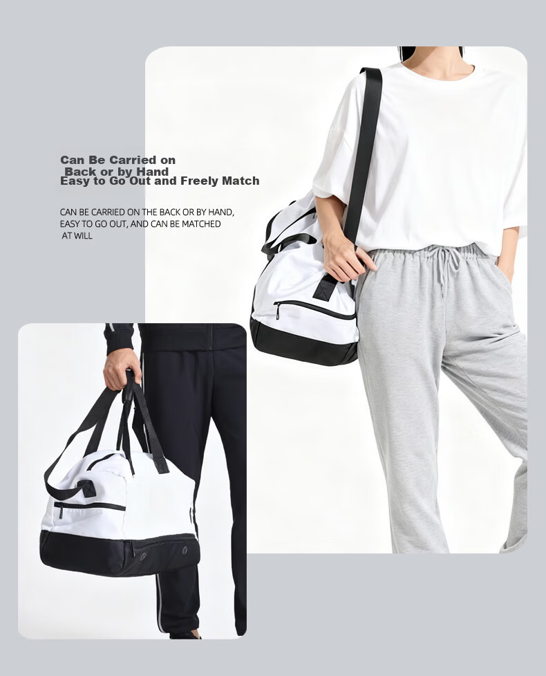 Keep Fitness Bag Large Capacity Wet and Dry Separation Travel Toiletry Bag Portable Handheld Luggage Shoulder Crossbody Bag 11