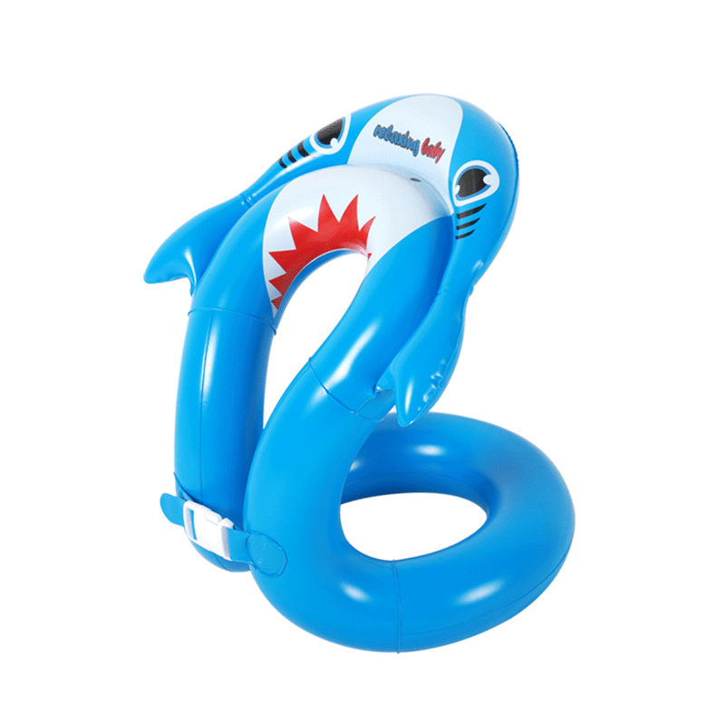 SwimmingBaby Baby Kids Underarm Swimming Ring Anti-Tip Anti-Choke Safety Inflatable Portable Swim Ring Toy
