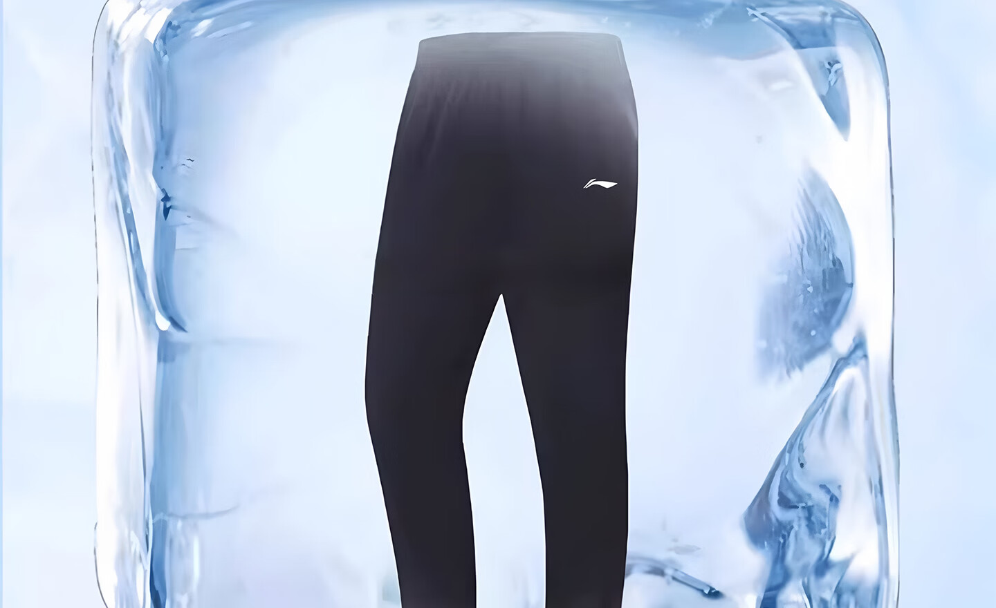 Li-Ning Men's Summer Sports Pants Quick-Dry Ice Silk Breathable Thin Running Fitness Loose Straight Casual Sweatpants 11