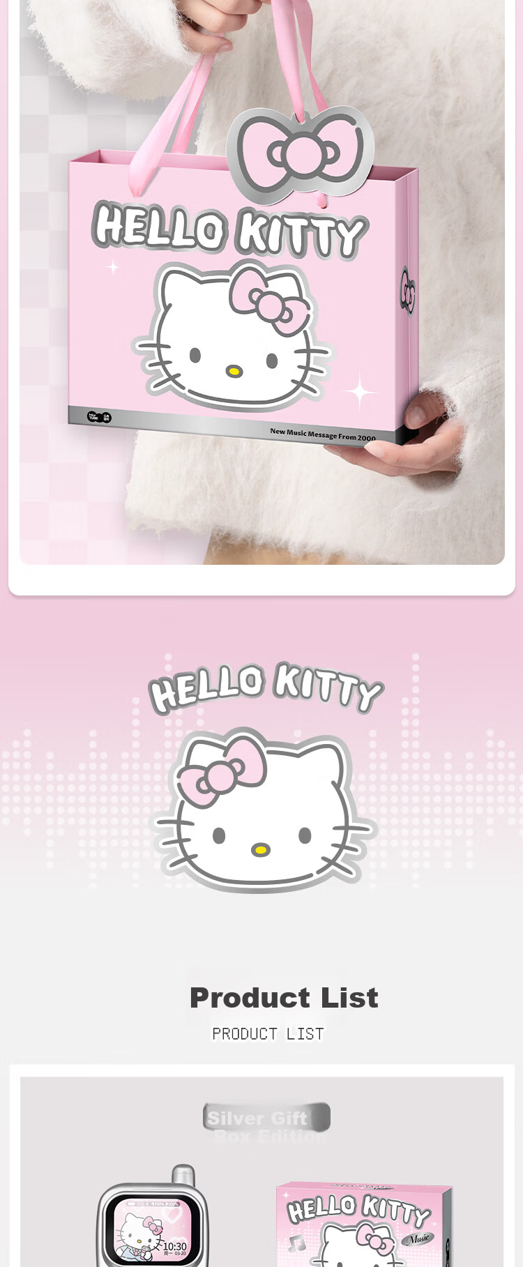 MARtube Hello Kitty Touchscreen Bluetooth In-Ear Earphones Cute High-Value Sanrio Kitty 2026 Latest Gift for Girls Birthday Graduation Children's Day 9