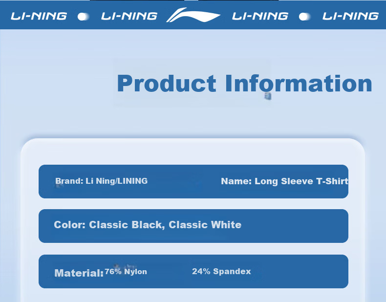 Li-Ning Men's Quick-Dry T-Shirt Short Sleeve Summer Breathable Ice Silk Casual Loose Running Basketball Sports Fitness Quick-Dry Shirt 15