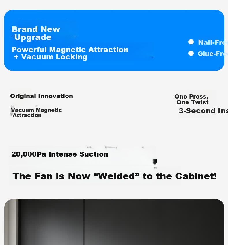 VENIDER 2026 Latest Model | Cool Breeze No.1 | Desktop Mini Fan Silent Cooling Air Conditioner Fan for Office, Student Dormitory, Car, Wall-mounted, Kitchen, Small Home Oscillating Electric Fan 11