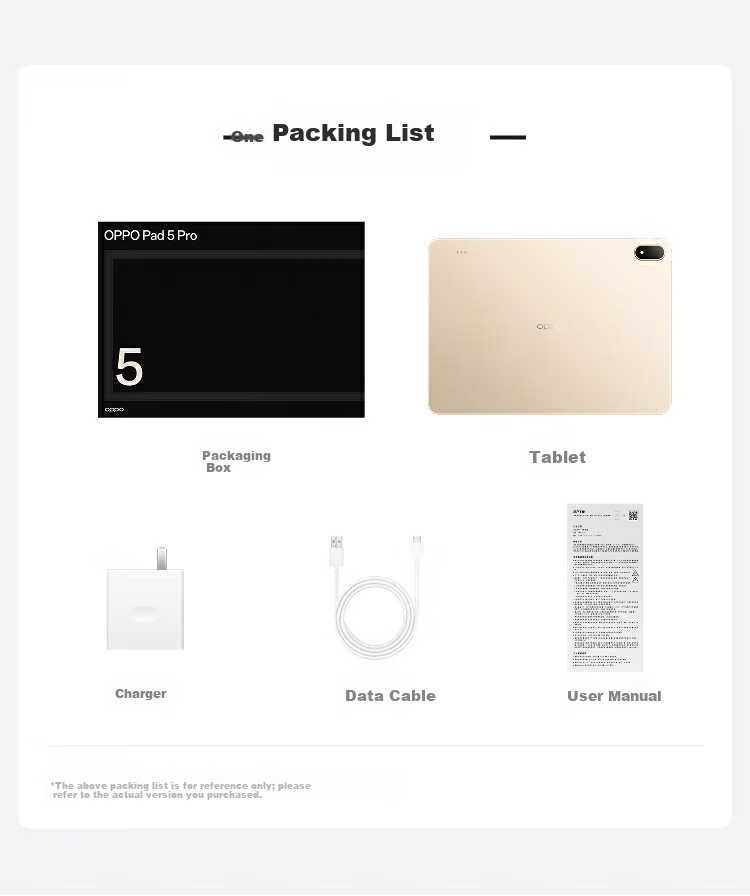 OPPO Pad 5 Pro National Subsidy 13.2-inch Tablet 5th Gen Snapdragon 8 Supreme Edition 12GB+256GB Dawn Gold Office Study Gaming Tablet 13