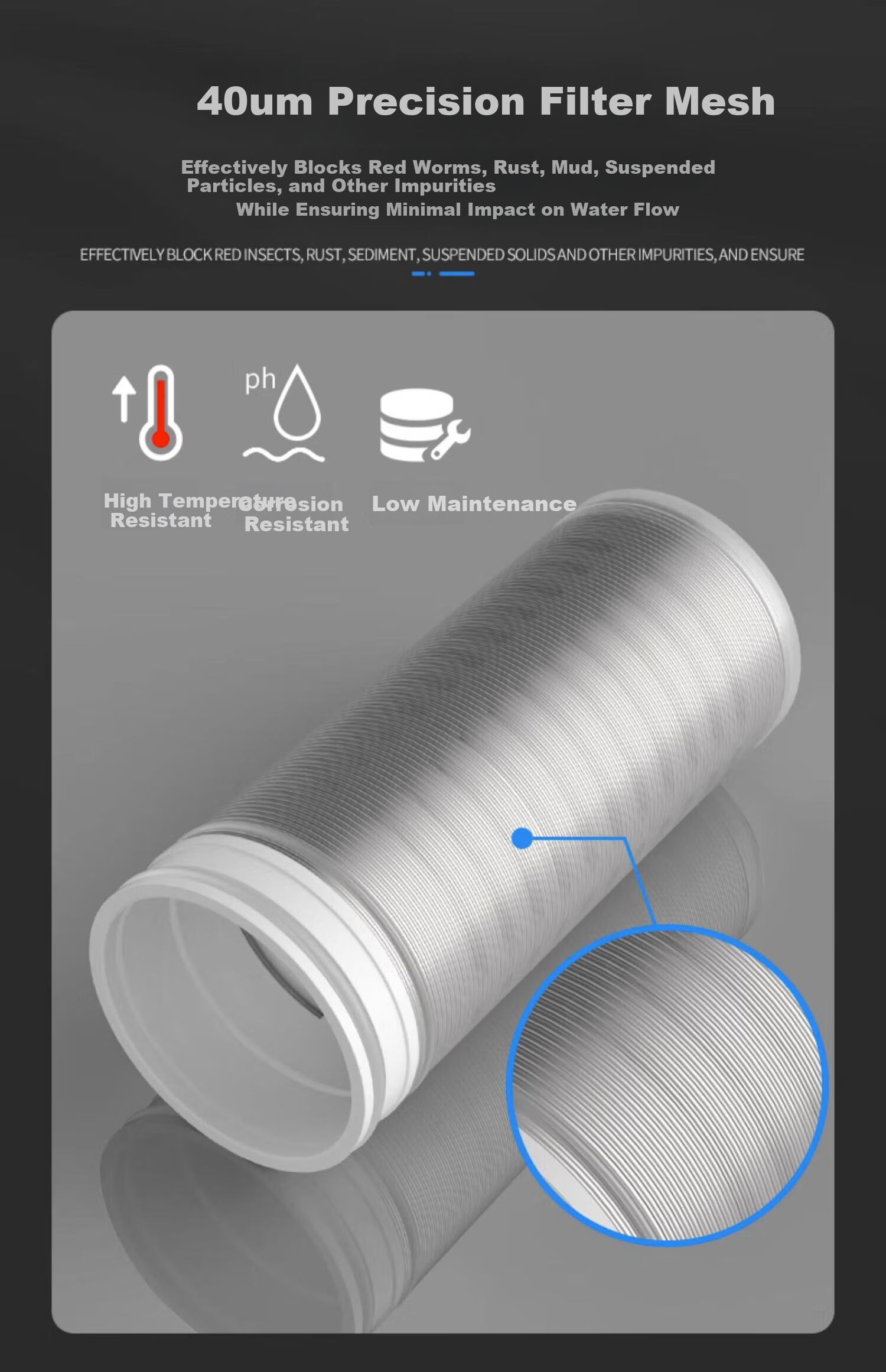 Zuanxin Water Purifier Dedicated Faucet, Household 2-Point Direct Drinking Kitchen 304 Stainless Steel American-Style Pure Water Machine Accessory 2