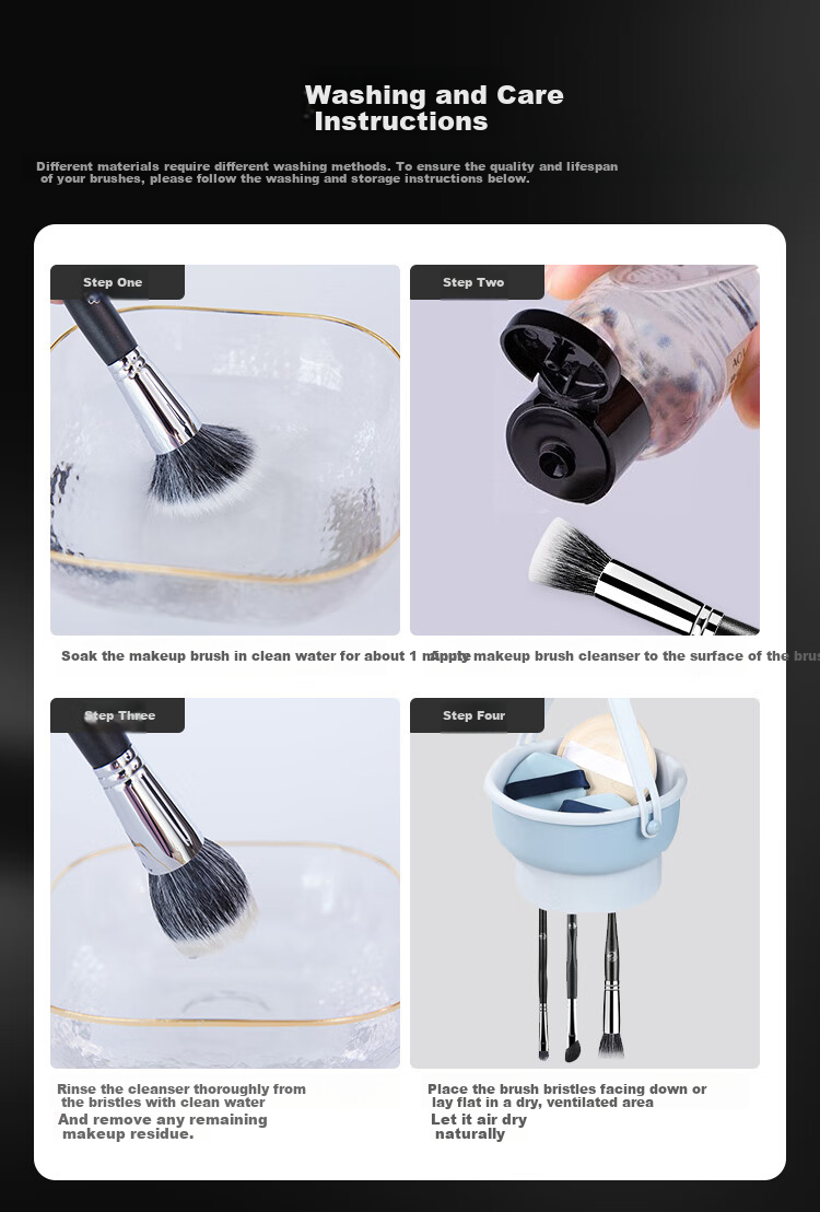 Ainoqi Master Series Makeup Brush 1pc Wool Blush Brush Natural Bristles Cangzhou Soft Hair 12