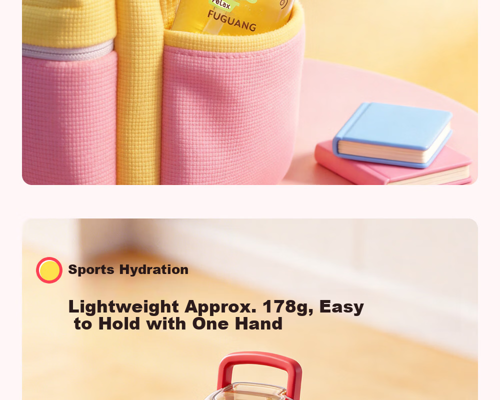 FUGUANG Children's PPSU Dual-Use Straw Cup Student School Water Bottle for Boys and Girls Pregnant Women High-Temperature Resistant Plastic Cup 12