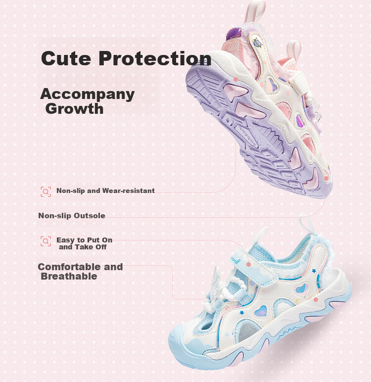Balabala [Sanrio IP balaOne] Kids Sandals Girls Sports Shoes 2026 Summer New Beach Shoes 3