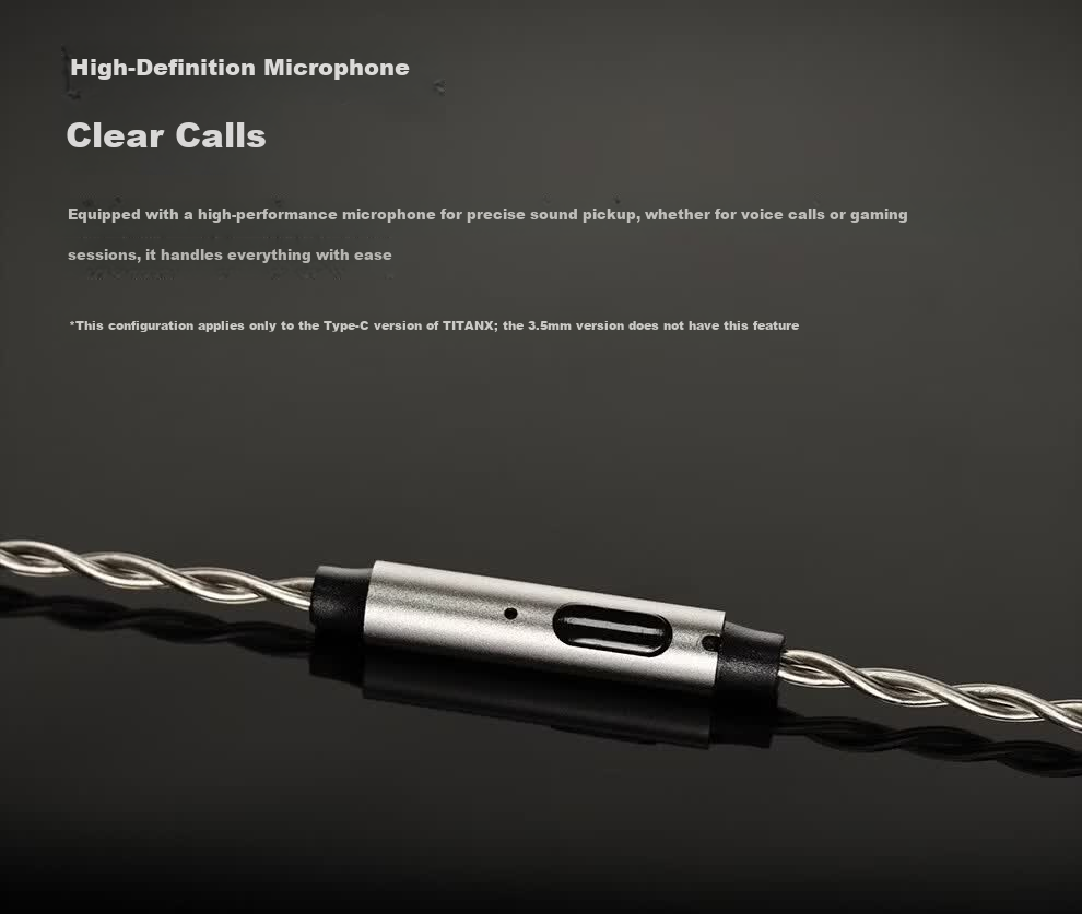 DUNU TitanX In-Ear Earphones HIFI Audiophile Entry-Level High-Quality Music Earbuds Dynamic Driver 0.78 2-Pin Connector 3.5MM Single-Ended 9