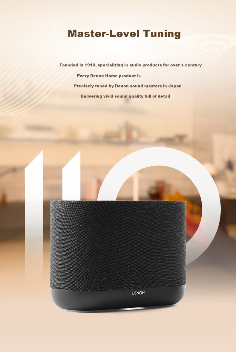 DENON HOME400 Wireless Streaming Bluetooth Speaker HiFi Stereo Sound Home350 Upgrade WiFi Bluetooth Aux Multi-Room System 10