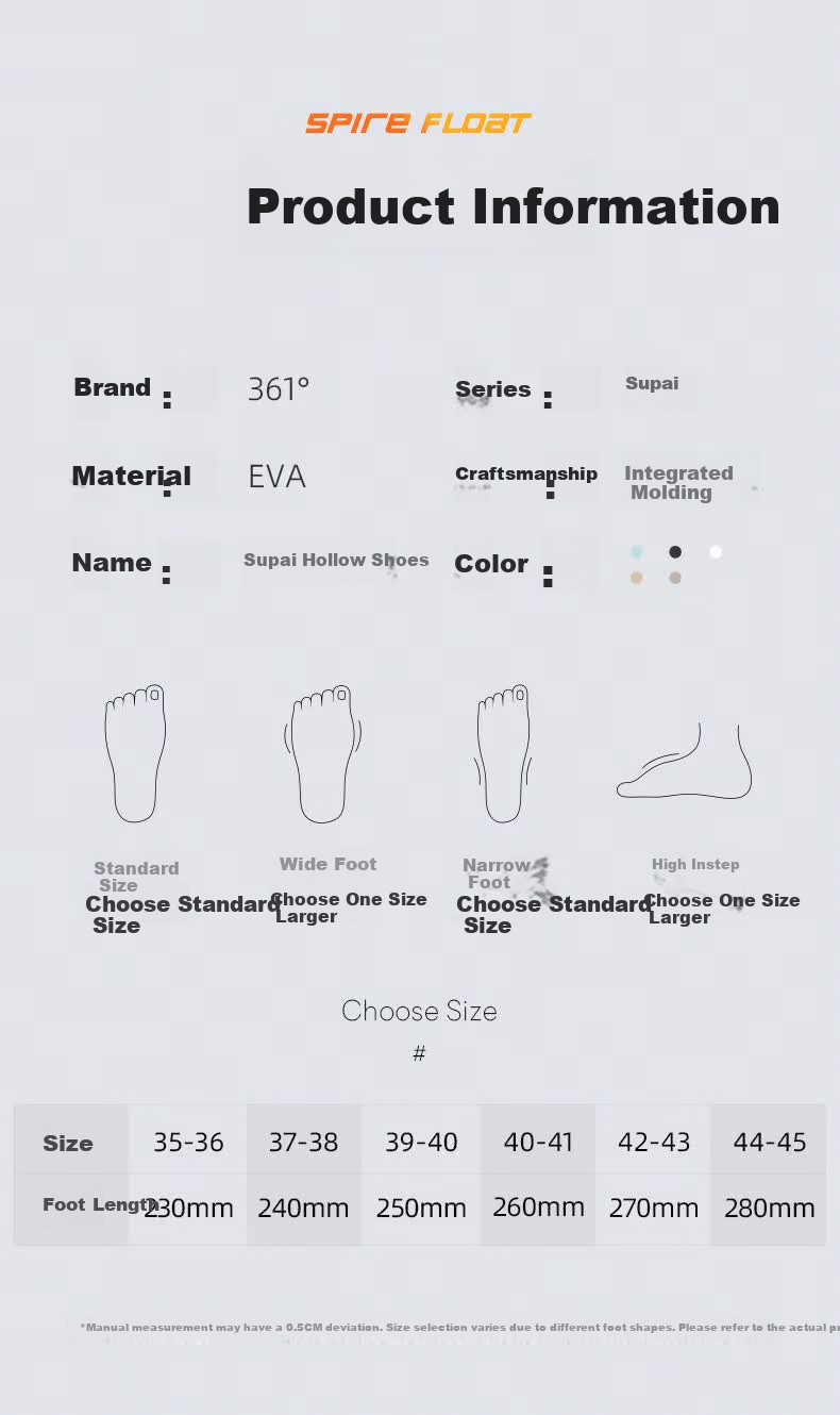 361° Women's Thick-Soled Hollow Sandals 2026 New Summer Wearable Beach Shoes Non-Slip Shock Absorbing Casual Slippers 14