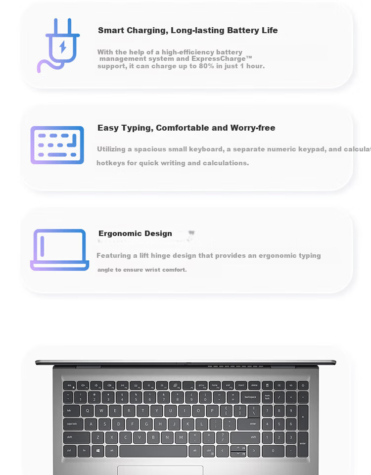 Dell Inspiron 15 3530 Laptop DC15250 Upgrade 15.6" Intel Core i5/8GB/512GB 8