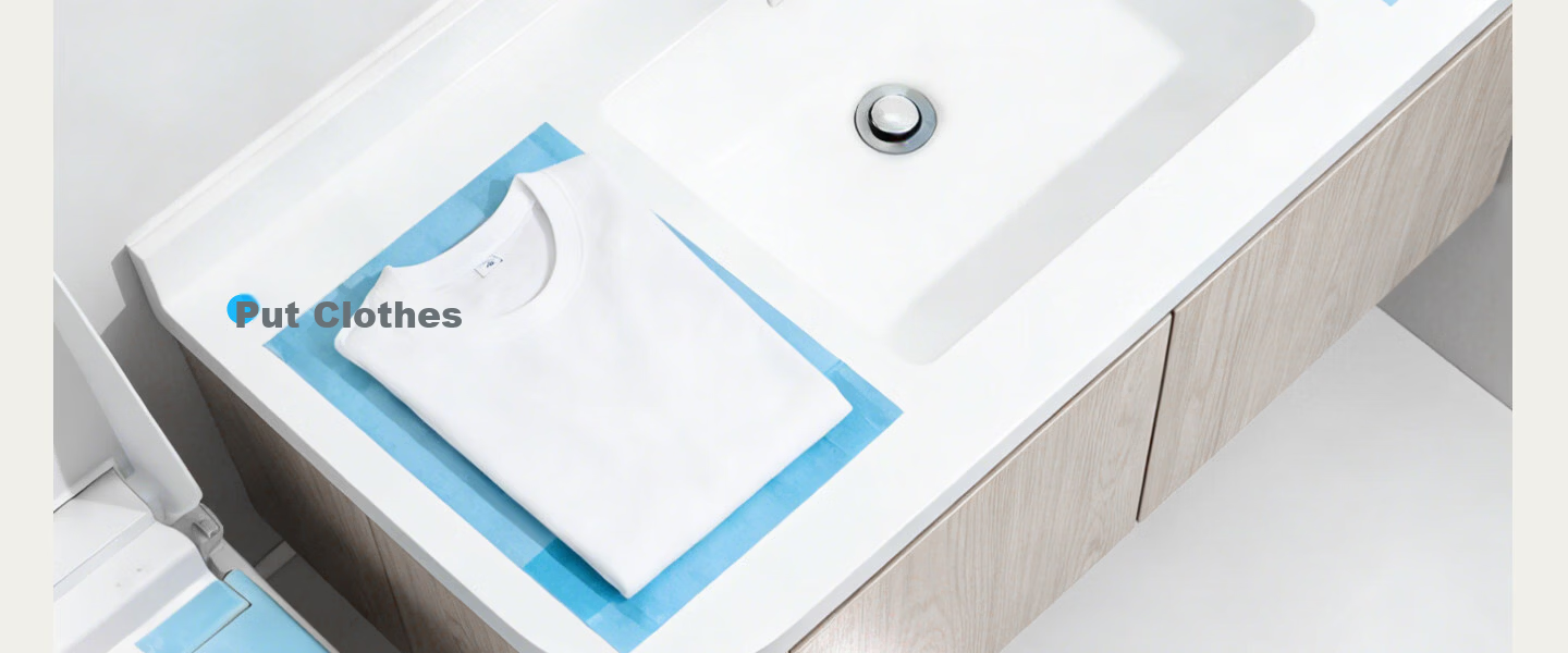 Guxu Disposable Toilet Seat Covers Travel Essential Hotel Toilet Seat Protectors Dental Blue Film 6