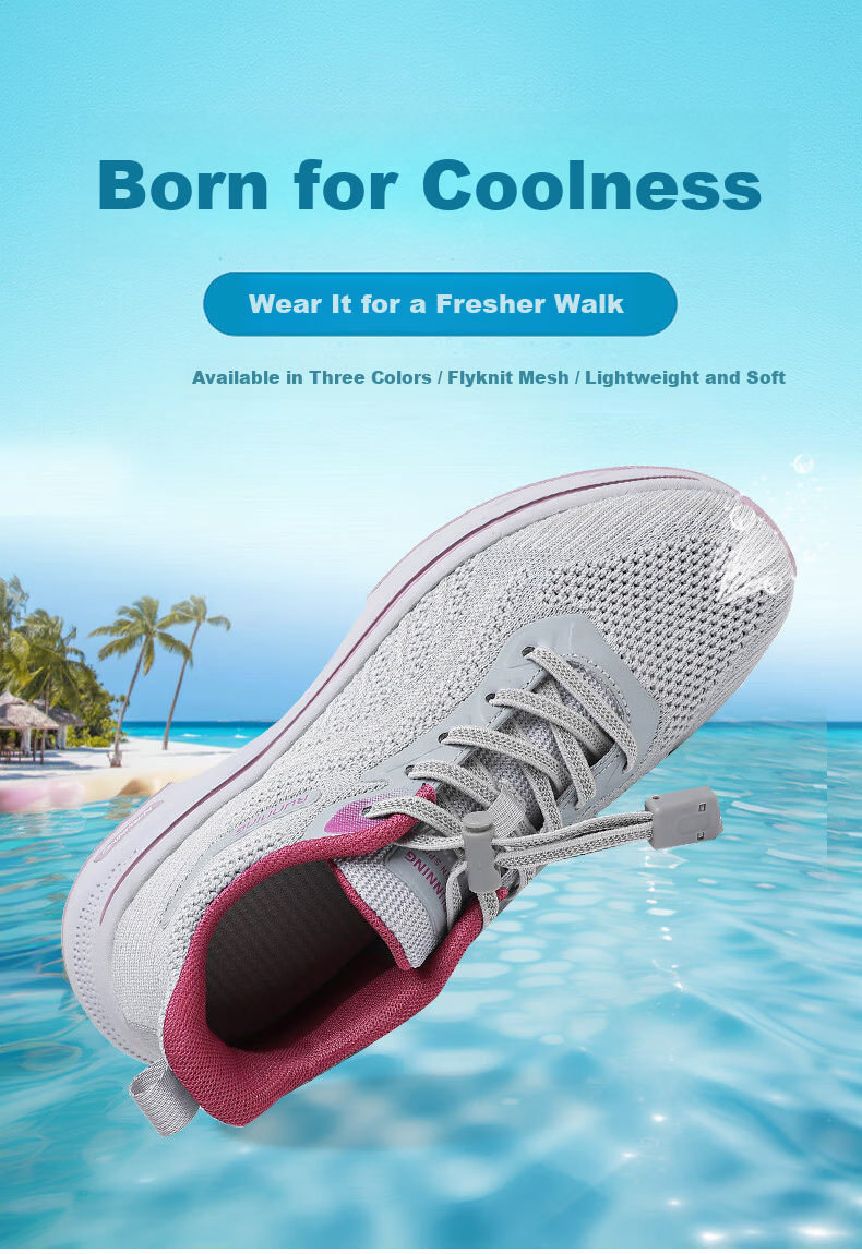 Anglerfish Summer Breathable Mesh Mom Casual Shoes Sports Walking Shoes Elderly Old Beijing Cloth Shoes A6000 Red 38 3