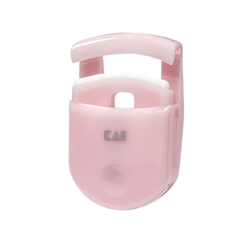 KAI Portable Mini Wide-Angle Eyelash Curler New Upgraded Version (Jelly Pink)