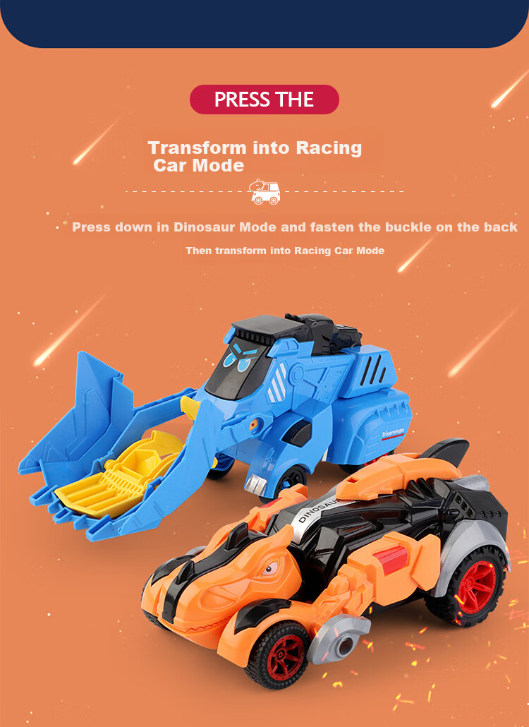 Martin Brothers Kids Toy Car Launch Track Transforming Big Truck 3-6 Years Engineering Vehicle Toy Boys Birthday Gift 3