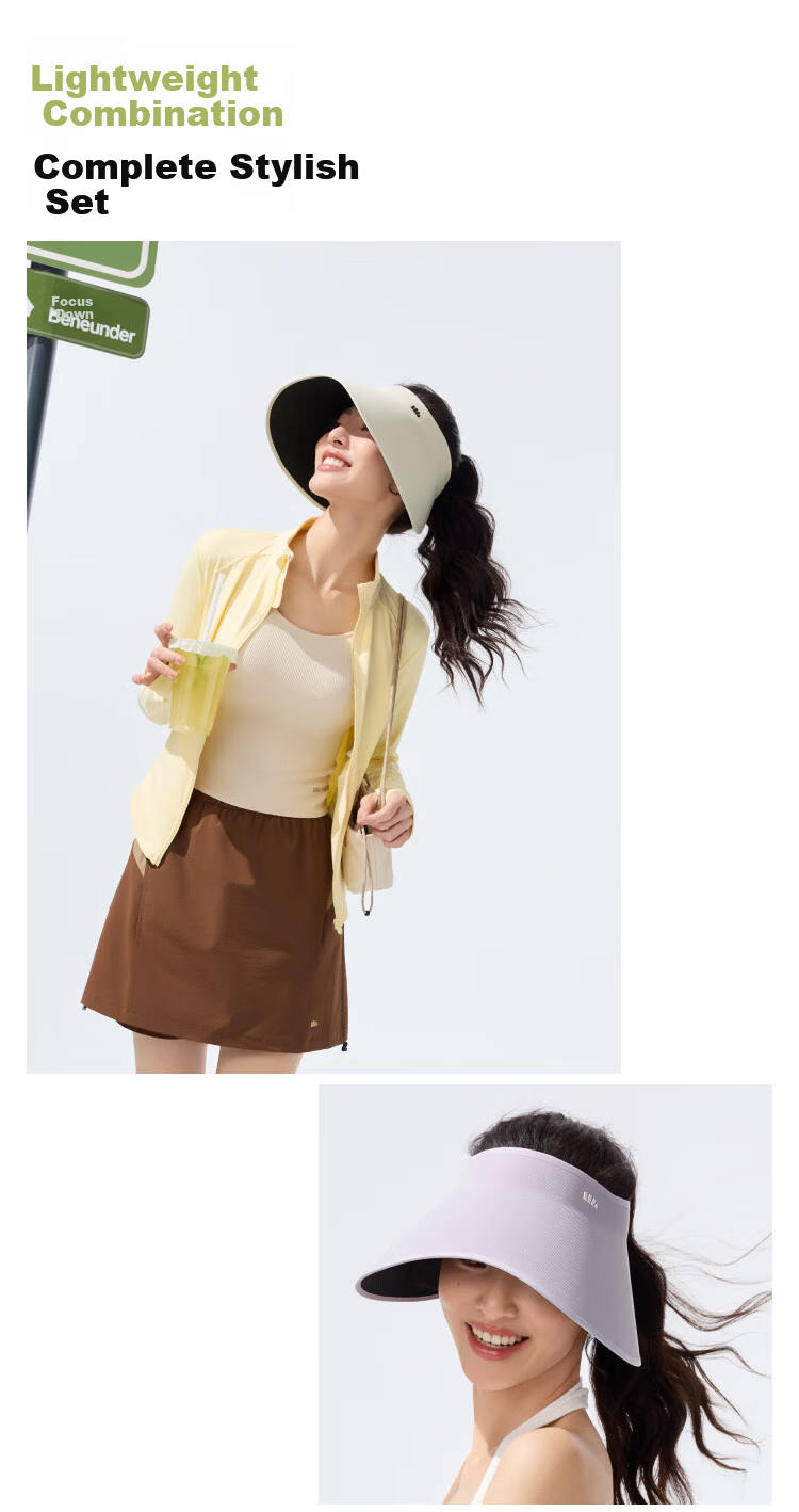 Beneunder Egg Roll Lampshade Large Brim Sun Hat Women's Original Yarn Sunscreen Hat Men's Full Face Sunshade Open Top Sun Hat Black 14